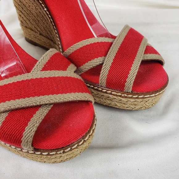 Tory Burch Adonis Espadrille Wedge Sandal - Picture 12 of 12